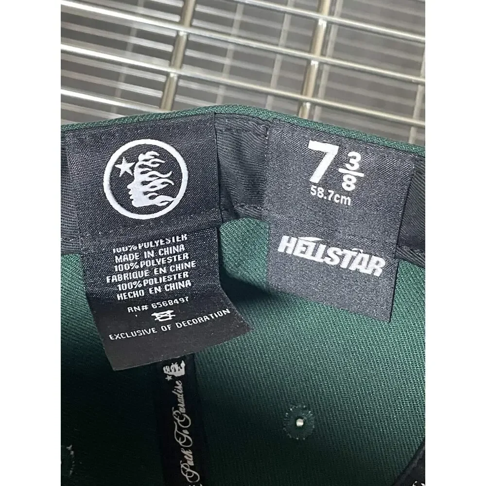 Hellstar Baseball Fitted Hat Green